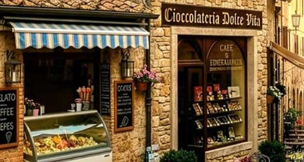 Gelato und Amore in der Cioccolateria Dolce Vita