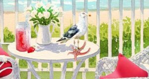 Meine weiße Veranda am Ostseestrand